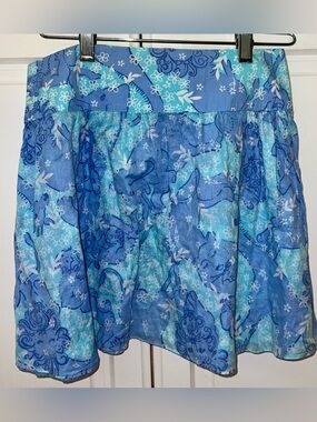 Lilly Pulitzer GIRLS 12 lined zip skirt